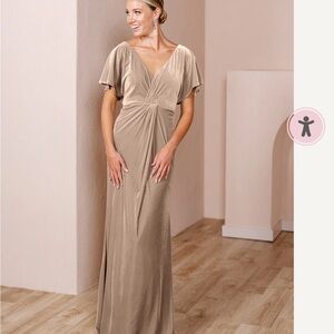 Chic Beige Maxi Dress
